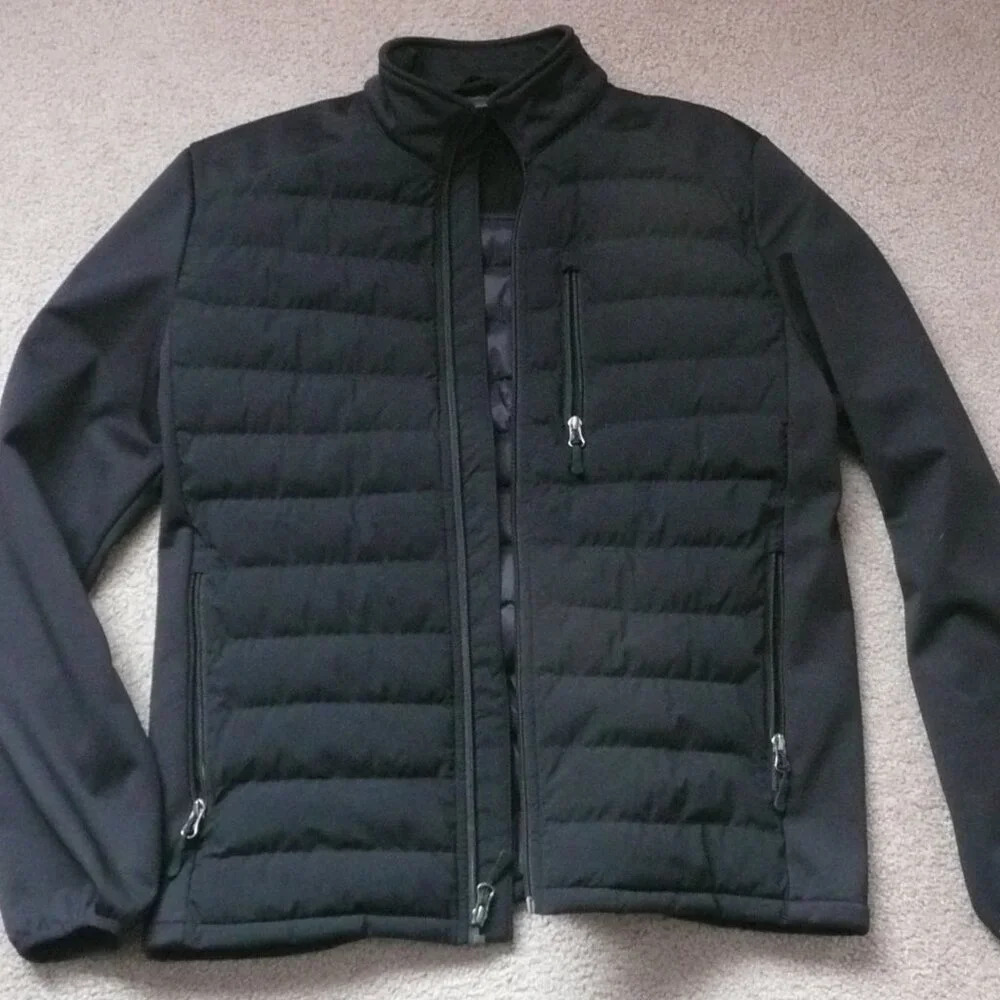 32 Degrees Heat Women's Puffer Quilted Lightweight Jacket Size M Black